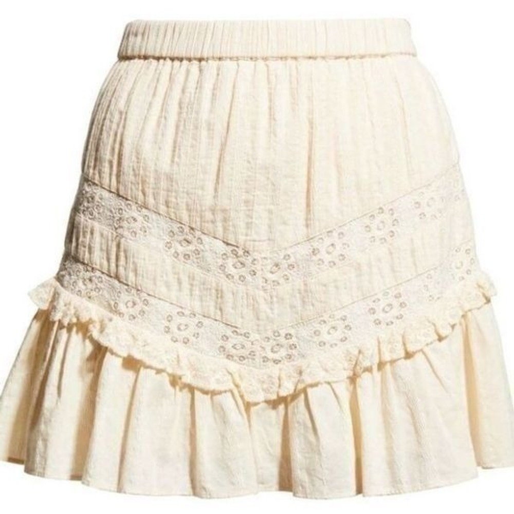 LoveShackFancy Cove Victoria Mini Skirt XL - Picture 3 of 4